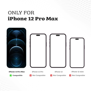 iPhone 12 Pro Max Compatible Case Cover With Invisible Bracket Protection-Transparent